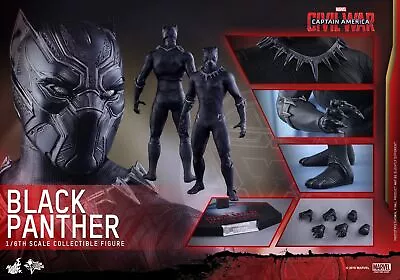 Buy New Hot Toys MMS363 Captain America:Civil War Black Panther 1/6CollectibleFigure • 247.89£