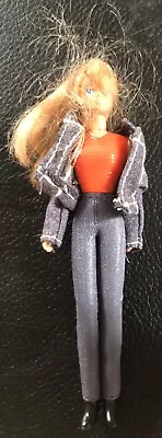 Buy Vintage Barbie In Jean Jacket Collectible McDonalds Happy Meal Toy 1998 Mattel • 3.50£