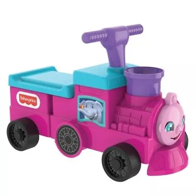 Buy Fisher Price: Jakks Merchandising - Tootin' Train Ride-On Girl Version (Quadrici • 20.67£