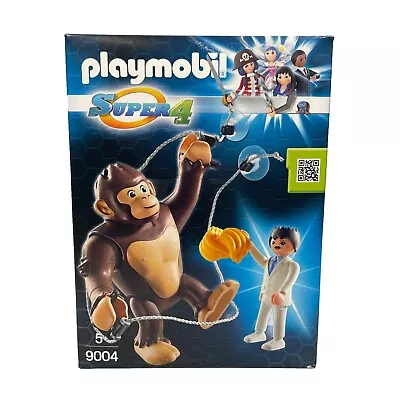 Buy Playmobil Gorilla Monkey Ape And Doctor Set 9004 Super 4 Zoo Figure Playset New • 8.99£