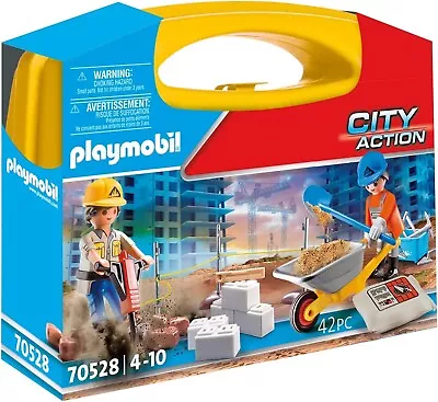 Buy Playmobil City Action Construction Site Carry Case 70528 • 15.99£