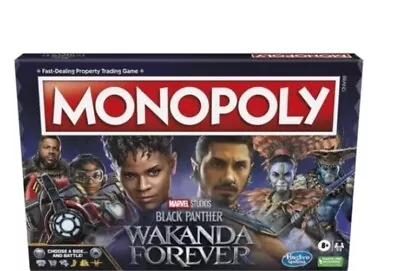 Buy Hasbro Gaming Monopoly: Marvel Studios' Black Panther: Wakanda Forever Edition • 12.29£