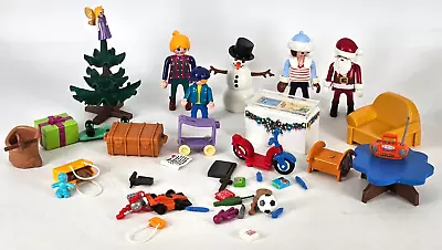 Buy Playmobil Christmas Collection Snowman Christmas Tree Father Christmas Preloved • 12.95£