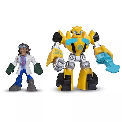 Buy Playskool Heroes Transformers Rescue Bots BUMBLEBEE & DOC GREENE Figures • 14.99£