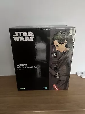 Buy Star Wars Kylo Ren Statue Kotobukiya ARTFX Cloaked In Shadows • 80£