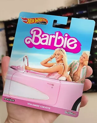 Buy CUSTOM CARD -Custom Designed For Barbie Movie - Barbie Car Corvette Hot Wheels • 7.45£