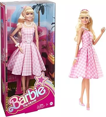 Buy Barbie The Movie Pink Gingham Dress Doll • 69.99£