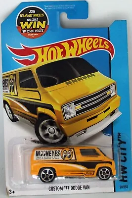 Buy Hot Wheels 77 Custom Dodge Van USA  Only MoonEyes. Rare • 12£