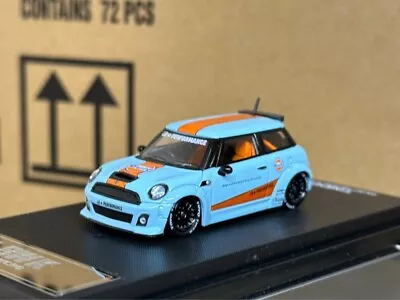 Buy 1/64 Time Micro Liberty Walk Mini Cooper Gulf (Hot Wheels/Mini GT/Matchbox) • 26.99£