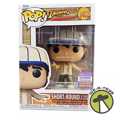 Buy Indiana Jones & The Temple Of Doom Funko Pop! 1412 Short Round Bobble-Head NEW • 18.29£