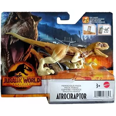 Buy Jurassic World Atrociraptor Ferocious Dinosaur Action Figure Mattel • 12.99£