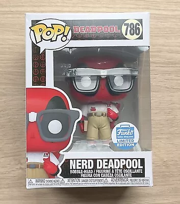 Buy Funko Pop Marvel Deadpool Nerd #786 + Free Protector • 24.99£