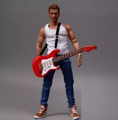 Buy 1/6 Classic Electric Red Guitar Michael Jackson Music Instrument Hot Toys • 27.59£
