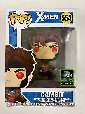 Buy Gambit X-Men Funko Pop! Bobble-Head Figure 554 2020 Convention Limited Edition • 10£
