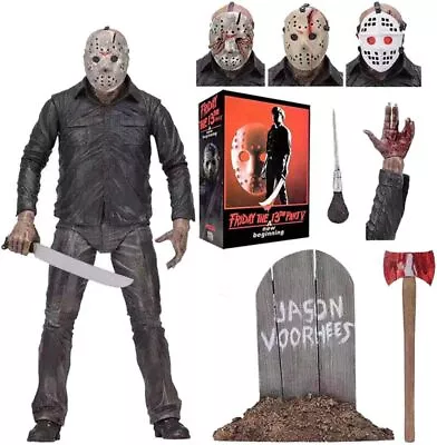 Buy NECA Jason Voorhees Friday The 13th Part V 7  Action Figure Halloween Toy Gift • 23.28£