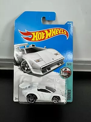 Buy Hot Wheels 2017 Lamborghini Countach Tooned 6/10 New In Box 54/365 Long Card • 5.95£