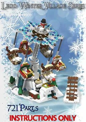 Buy Winter Village Christmas Sleigh Ride -INSTRUCTIONS ONLY- MOC For Lego Bricks • 7.14£