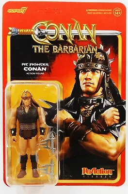 Buy Conan Le Barbarare (1982 Movie) - Super7 ReAction - Pit Fighter Conan - Figure 1 • 34.56£