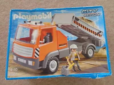 Buy Playmobil  6861 Construction Tipper Lorry With Workmen • 17£