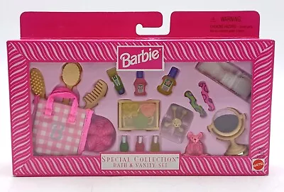 Buy 1998 Barbie Special Collection Bath & Vanity Accessory Set / Mattel 19697, NrfB • 45.51£