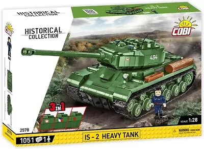 Buy Cobi 2578 - World War II - IS-2 Heavy Tank 3 In 1 1051 Pcs  **BRAND NEW** • 56.99£