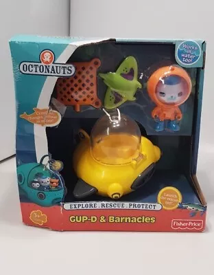 Buy Octonauts Gup D & Captain Barnacles Play Set Retired  By Fisher Price BNIB • 59£