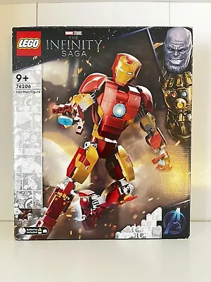 Buy LEGO Marvel: Iron Man Figure (76206) 100% Complete With Manual And Box • 10.99£