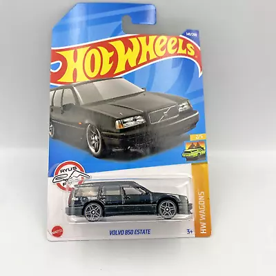 Buy HOT Wheels Volvo 850 Estate Sale Black HW Wagons Long Card Ryus Rides 140/250 • 11£