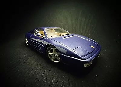 Buy 1/18 Burago Ferrari 348TB In Rare Metallic Blue - Mint - Hot Wheels KK • 29.99£