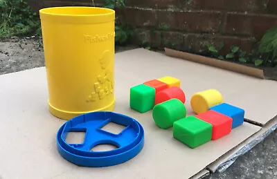 Buy 1977 Vintage FISHER-PRICE Toy: SHAPE SORTER With BRICKS/BLOCKS, Classic Sorting • 9.99£