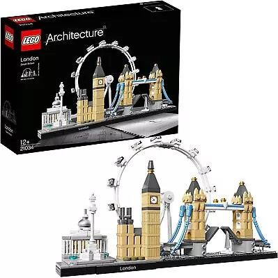Buy LEGO 21034 Architecture Skyline Model Building Set, London Eye, Big Ben,...  • 36.90£