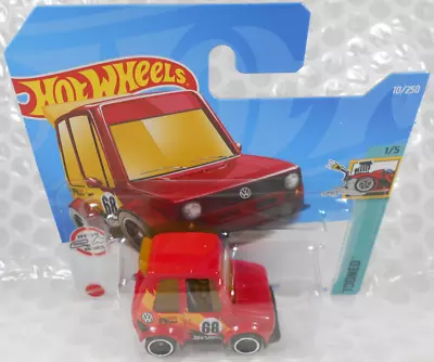 Buy Hot Wheels Tooned Volkswagen Golf Mk1 (red) VW Sealed On Short Card #10/2022 • 2.50£