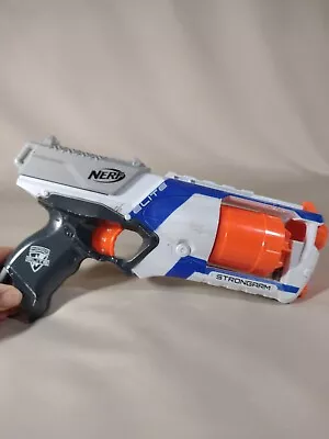 Buy Nerf Strongarm Blaster Grey Blue Orange White No Ammo 99p Start! • 0.99£