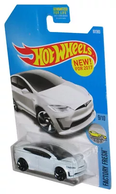 Buy Hot Wheels Factory Fresh 9/10 (2017) White Tesla Model X Toy Car 97/365 - (Crac • 14.57£