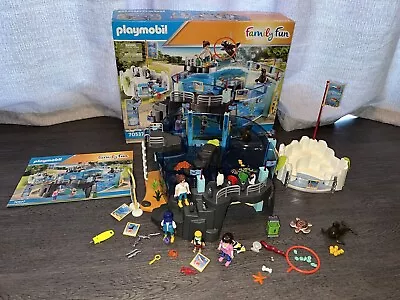 Buy Playmobil 70537 Family Fun Day At The Aquarium & Penguin Enclosure Set Seal Fish • 56.95£