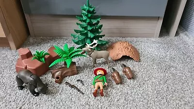 Buy Playmobil Set With Animals/Tree/Terrain/ Ranger • 12£