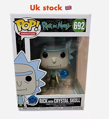 Buy Rick And Morty #692 Funko Pop Rick With Crystal Skull • 16£