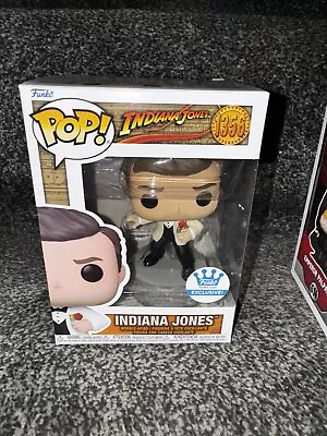 Buy Funko Pop! Indiana Jones (White Suit) #1356 - Special Edition + Pop Protector • 19.99£