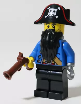 Buy All Parts LEGO - Pirate Captain Blackbeard Minifigure MOC Pirates Admiral Sailor • 6.99£