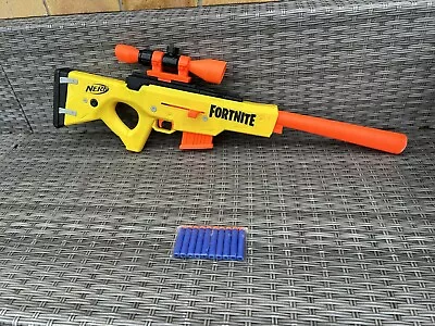 Buy NERF Gun Fortnite Sniper BASR-L Bolt Action, Clip Fed Blaster Toy (E7522EU4) • 25£