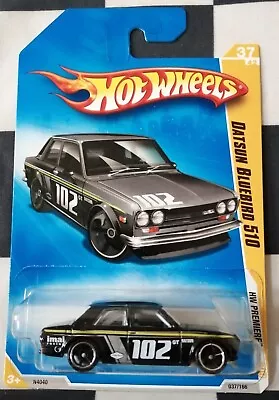 Buy Hot Wheels 2009 HW Premiere Datsun Bluebird 510 Long Card  037/166 #37/42  • 19.95£