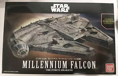 Buy Bandai Star Wars 1/144 Millennium Falcon The Force Awakens Plastic Model Bnib  • 99.99£