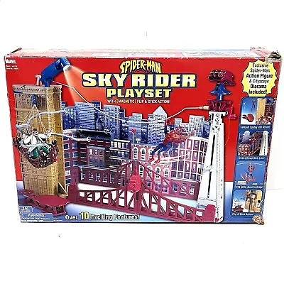 Buy Spiderman Sky Rider Toy Biz Exclusive Playset Marvel • 29£