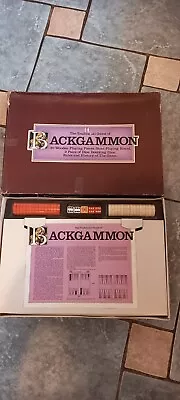 Buy Vintage Backgammon Board Game Traditional Game Complete Retro • 4.99£