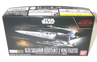 Buy STAR WARS Vehicle Model 011 Blue Squadron Resistance X-Wing Fighter Model Bandai • 31.02£