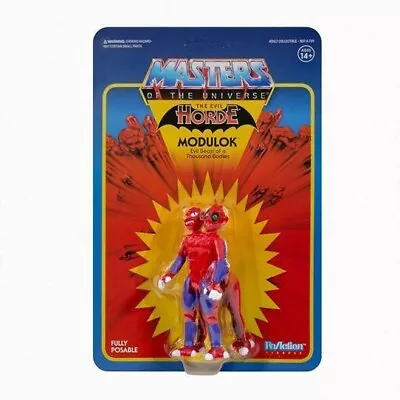 Buy Reaction Figure - Motu - Modulok - Action Figure 3.75  Masters Of The Universe • 14.99£