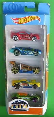 Buy 2018 Hot Wheels Set/Pack Of 5 CITY Cars FKT61 • 12.99£