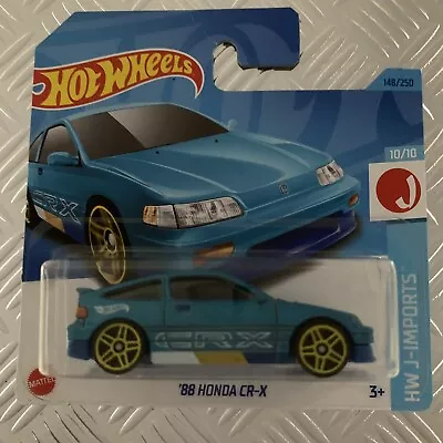 Buy Hot Wheels ‘88 Honda CR-X (Blue) 1:64 Mattel Diecast JDM • 4£