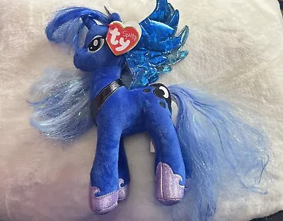 Buy My Little Pony Ty Beanie Babies  Sparkle Princess Luna With Tag • 15£
