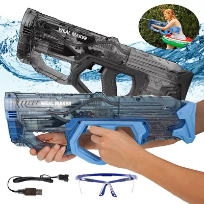 Buy High-Pressure Water Tank Automatic Sensing Water Gun Kids Toy Rechargeable HOT • 15.89£